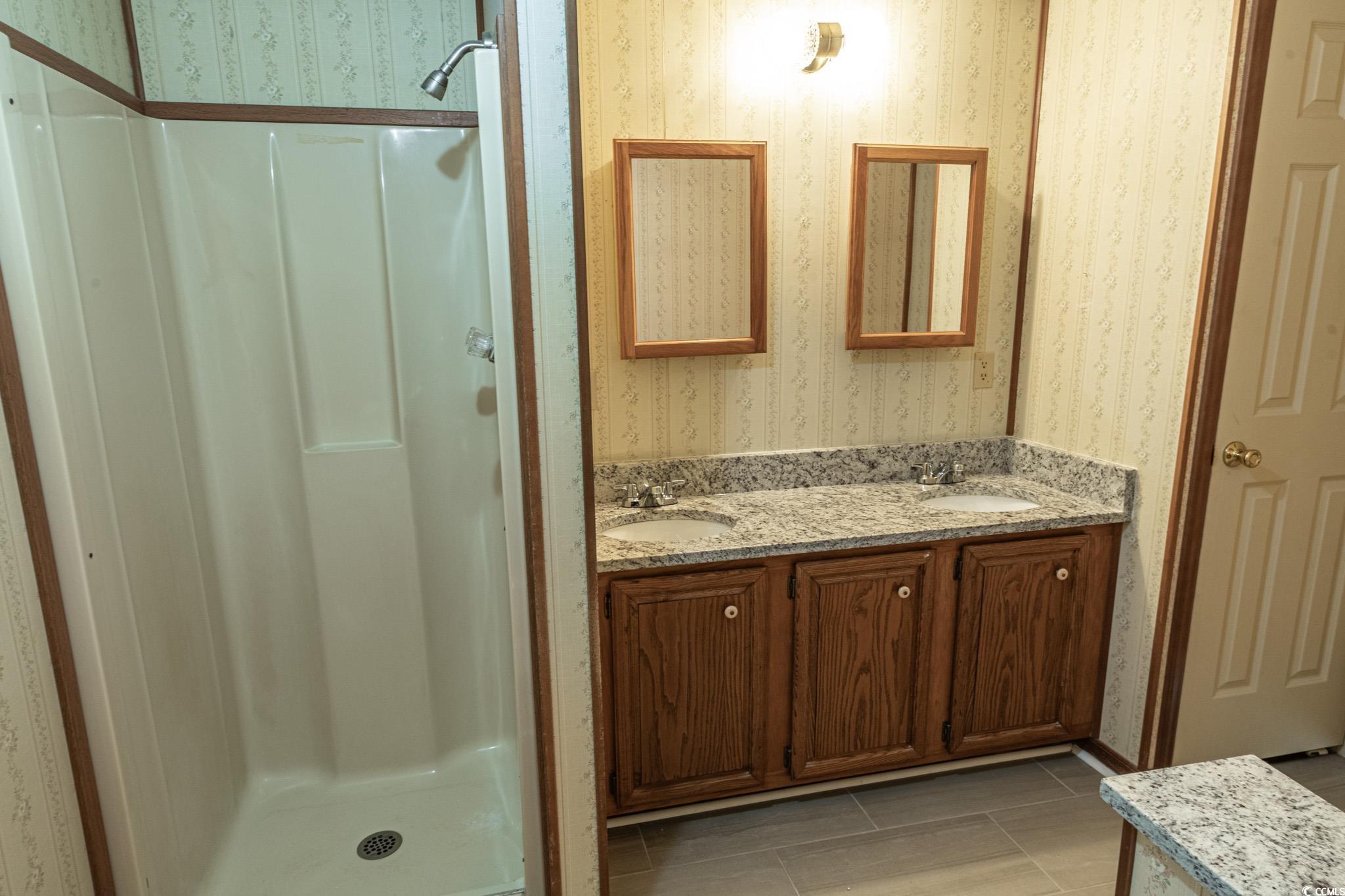 2150 Hazel Road Conway, SC 29526 - Photo 21 of 28 Bathroom with vanity and walk in shower