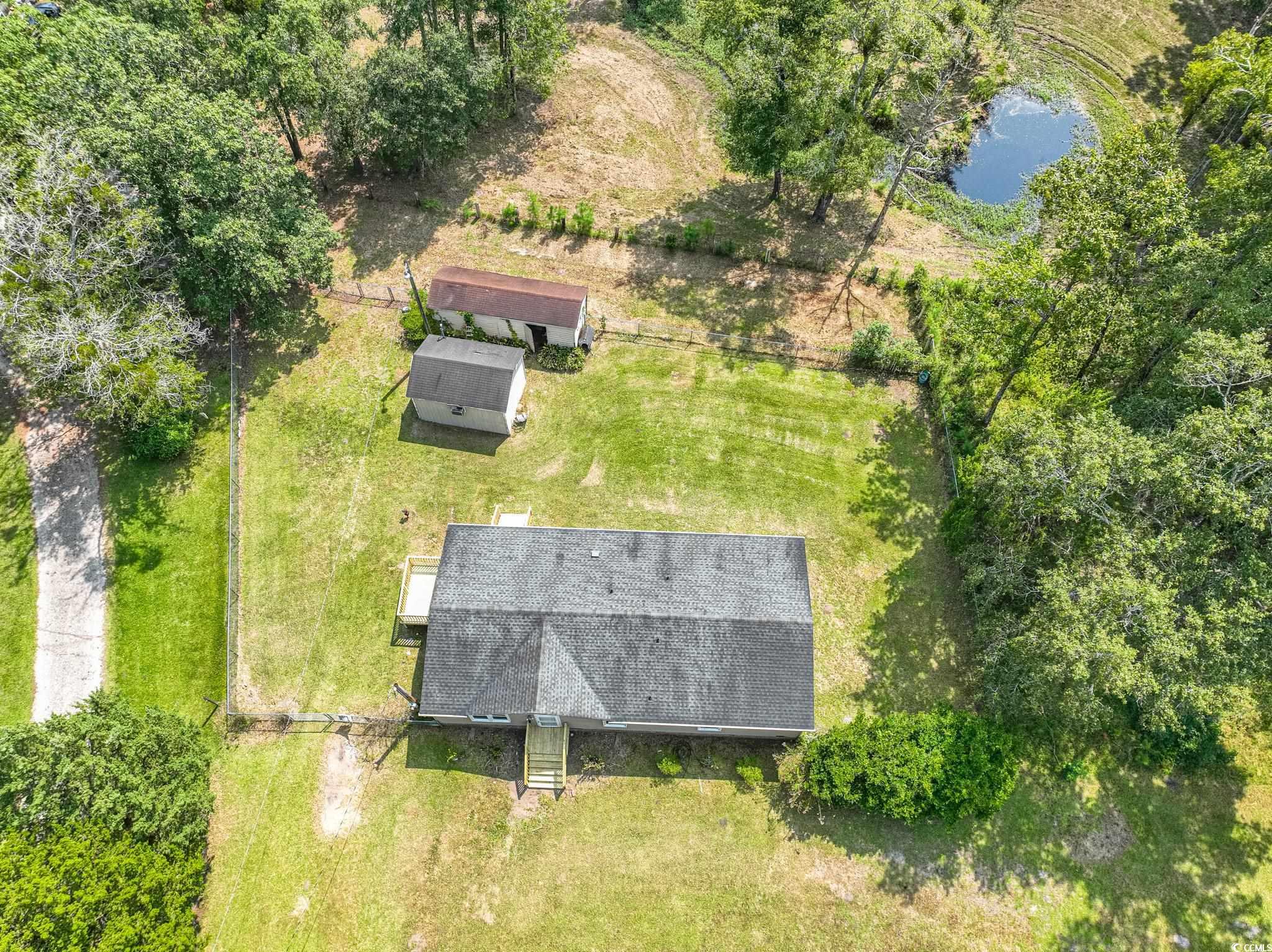 2150 Hazel Road Conway, SC 29526 - Photo 6 of 28 Drone / aerial view featuring a water view