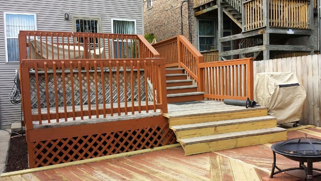 4757 South Langley Avenue Chicago, IL 60615 - Photo 2 of 6 a view of a house with a wooden deck