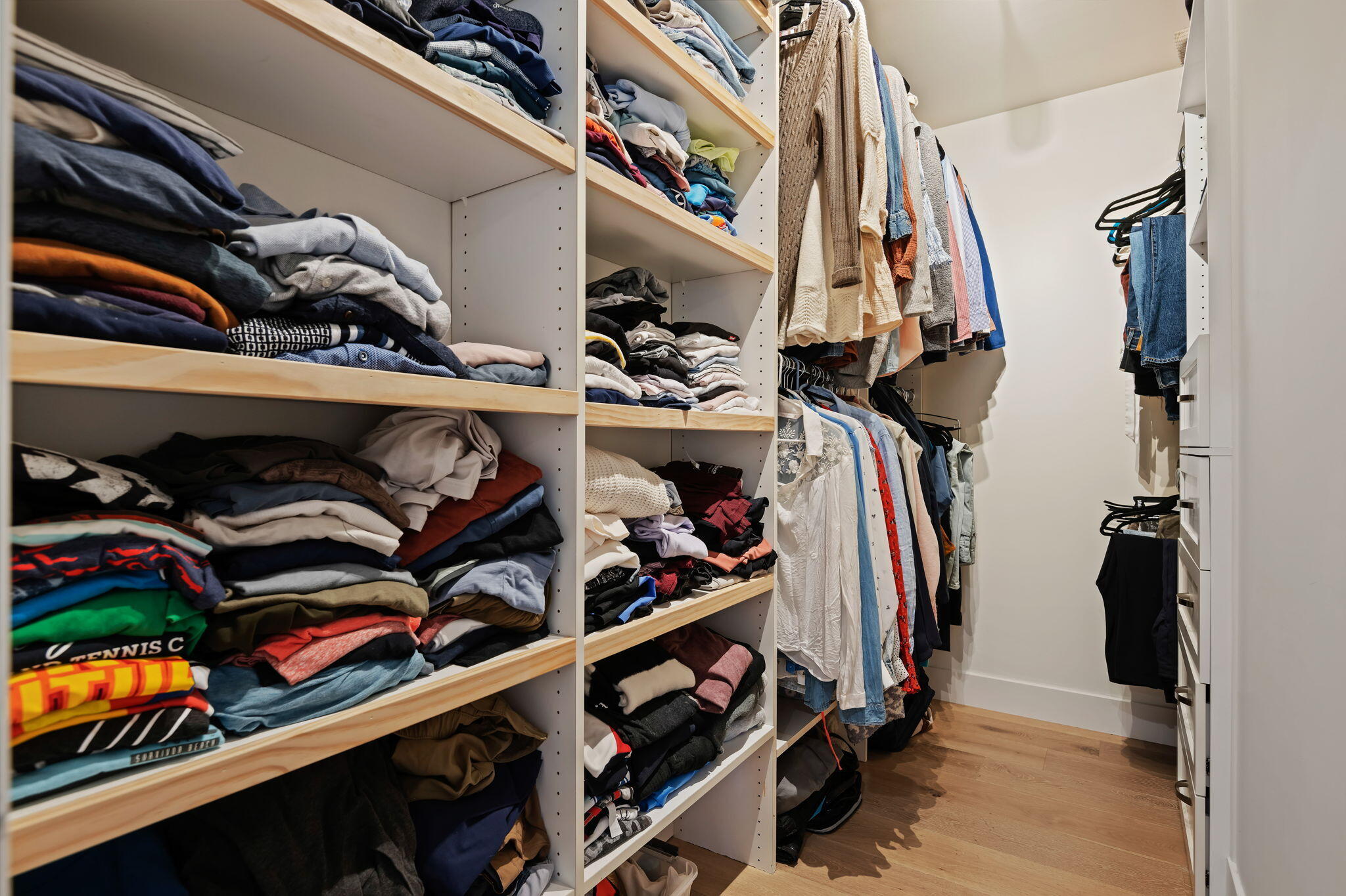 809 Willowglen Road Santa Barbara, CA 93105 - Photo 42 of 50 a view of walk in closet with clothes and shoes