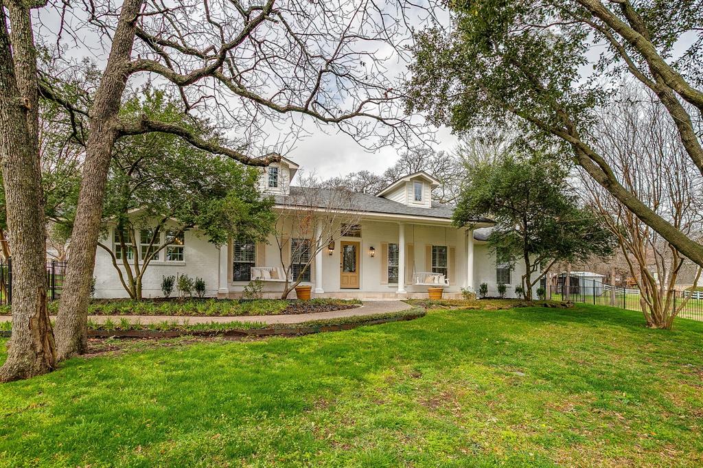 1432 Mount Gilead Road Keller, TX 76262 - Photo 2 of 40 a front view of a house with a yard and trees