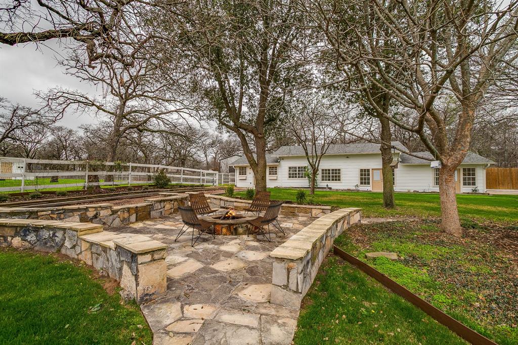 1432 Mount Gilead Road Keller, TX 76262 - Photo 32 of 40 a view of a house with backyard and trees