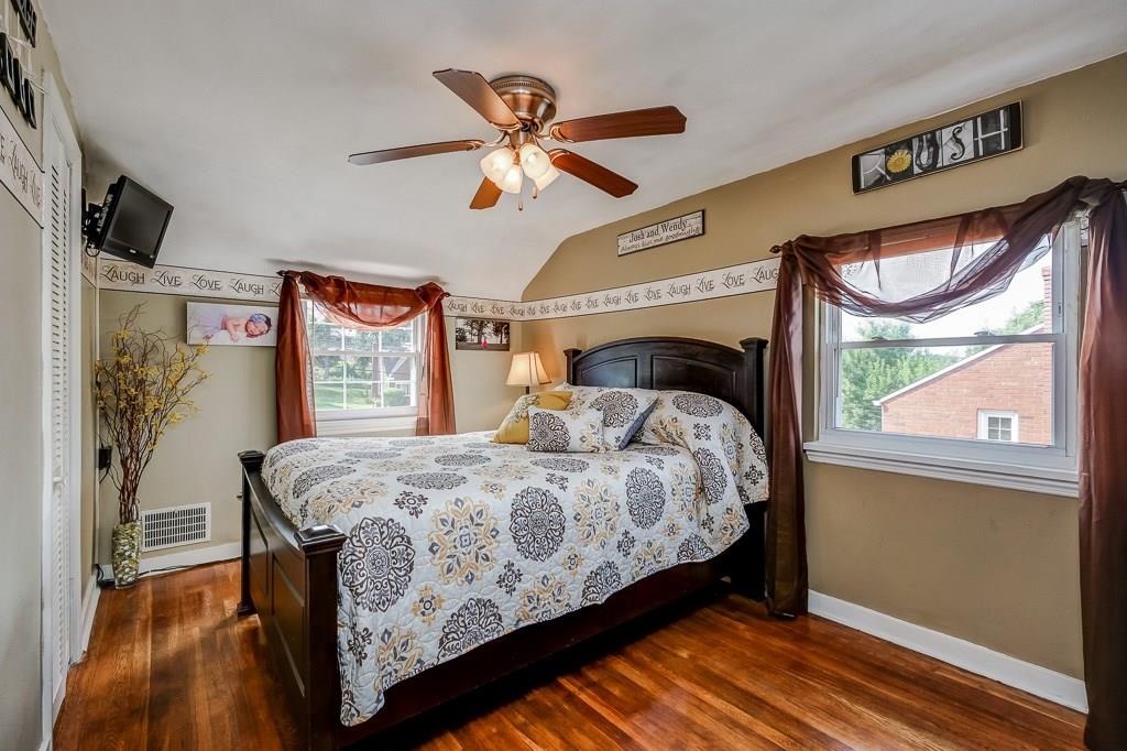 1912 Bower Hill Road Pittsburgh, PA 15243 - Photo 11 of 25 Master Bedroom (Hardwood Floors carry throughout the Second Floor Hallway and Bedrooms)