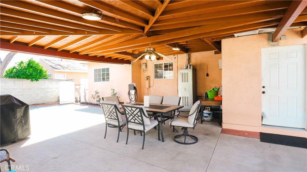9362 Gullo Avenue Arleta, CA 91331 - Photo 24 of 29 a view of an outside dining space with furniture