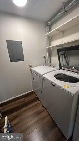 a room with storage and utility