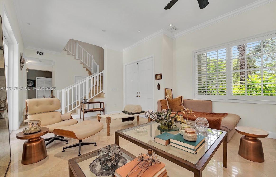 797 Glenridge Road Key Biscayne, FL 33149 - Photo 8 of 39 a living room with furniture and a window
