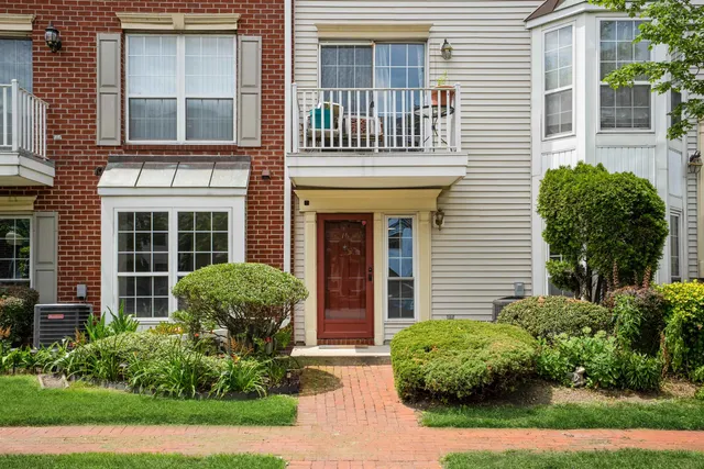 a house view with a garden space
