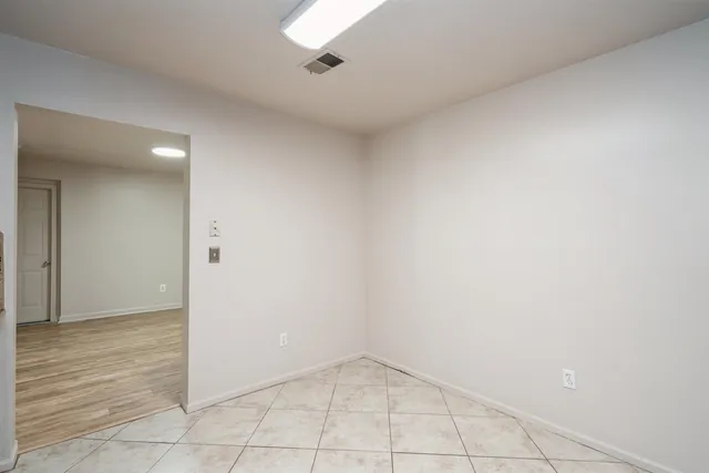 a view of an empty room