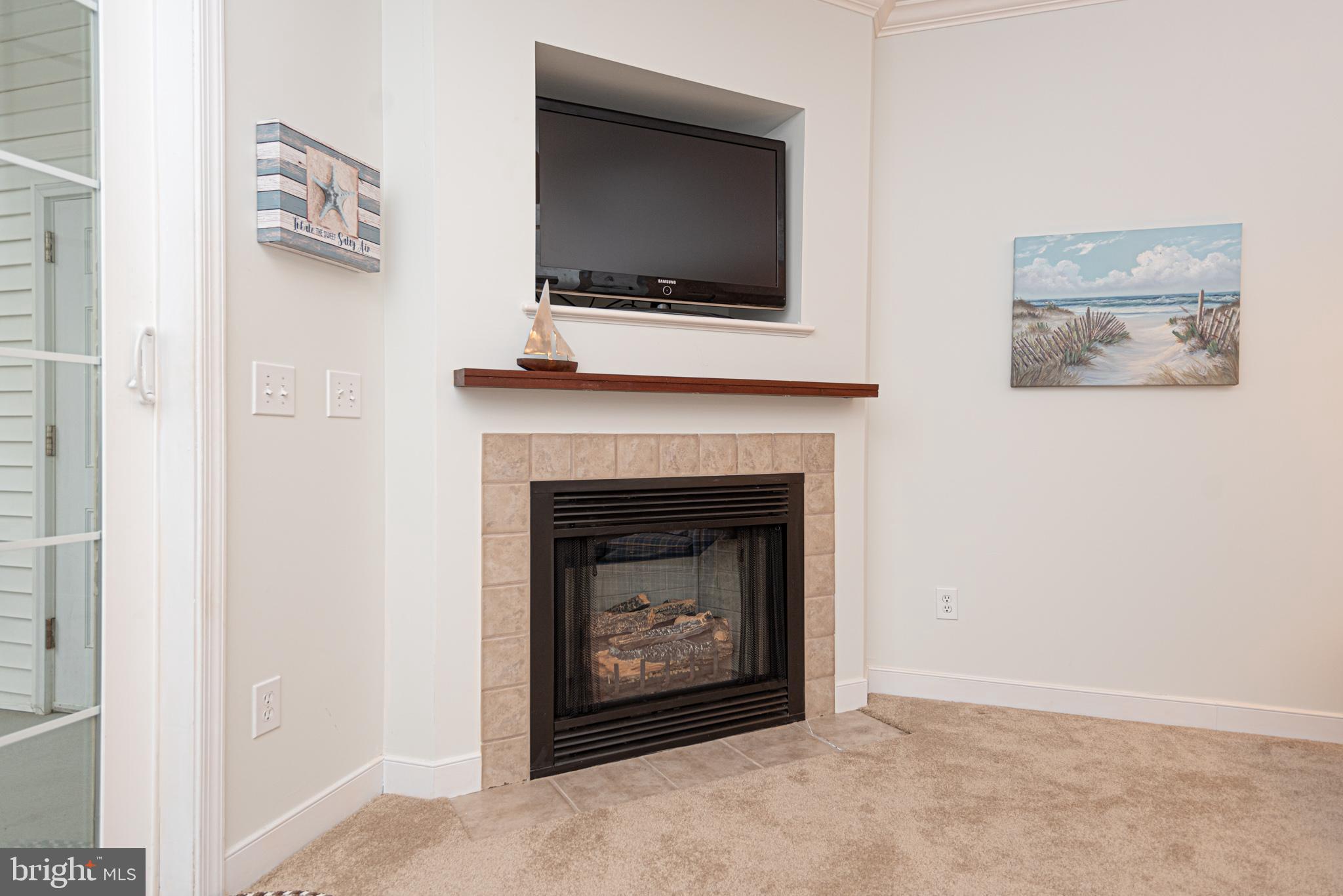 30611 Cedar Neck Road, Unit 2103 Ocean View, DE 19970 - Photo 14 of 44 Fireplace for winter evenings