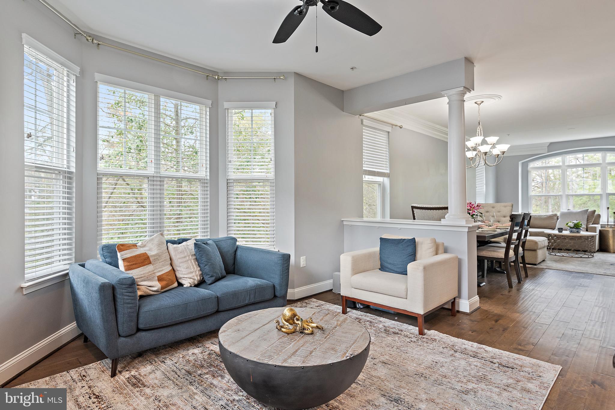 1614 Belle Drive Annapolis, MD 21401 - Photo 4 of 36 a living room with furniture and a large window