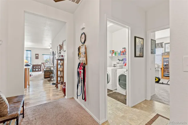 a view of workspace with gym equipment