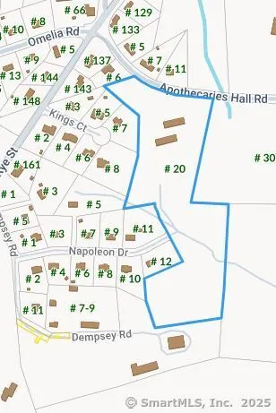 a view of yard covered with snow