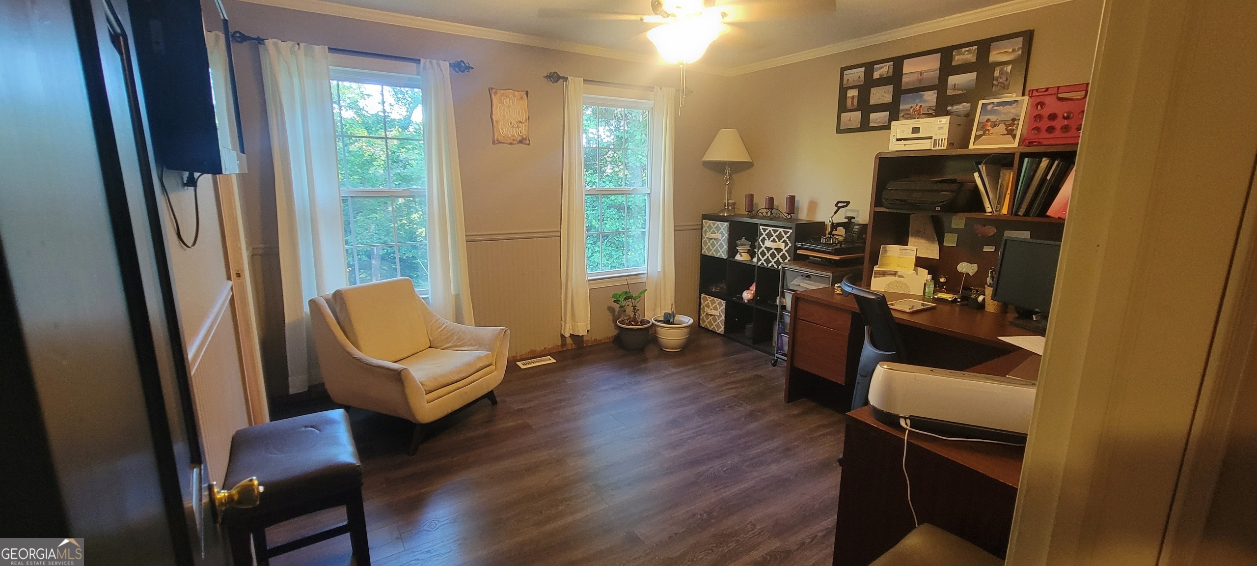 1605 Cody Road Mount Airy, GA 30563 - Photo 10 of 26 a room with wooden floor and furniture