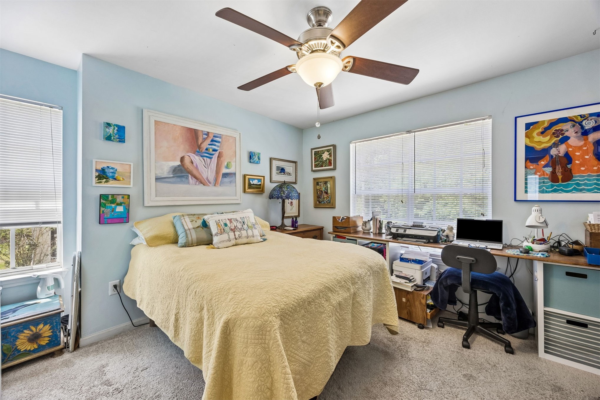 23525 Bahama Point, Unit 1621 Fernandina Beach, FL 32034 - Photo 21 of 68 a bedroom with a bed and a desk