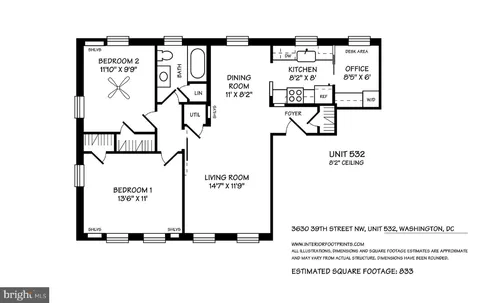$587,555 | 3630 39th Street Northwest, Unit D532, Washington, DC 20016