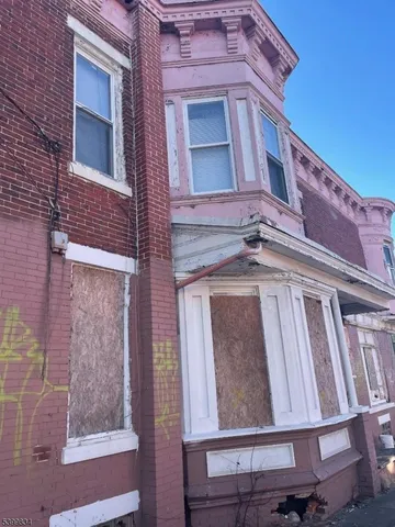 a front view of a building