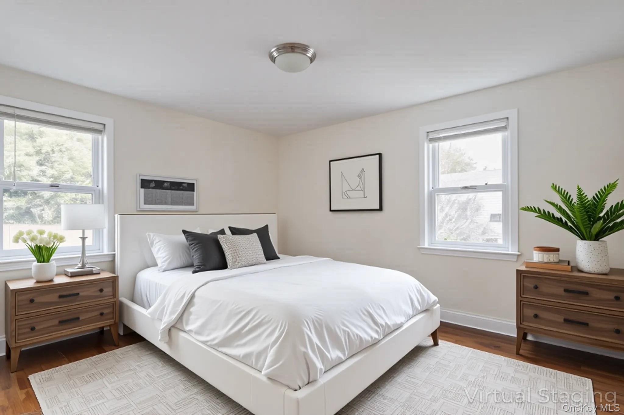 251-41 71st Road, Unit 54B Queens, NY 11426 - Photo 12 of 20 a bedroom with a bed and a window