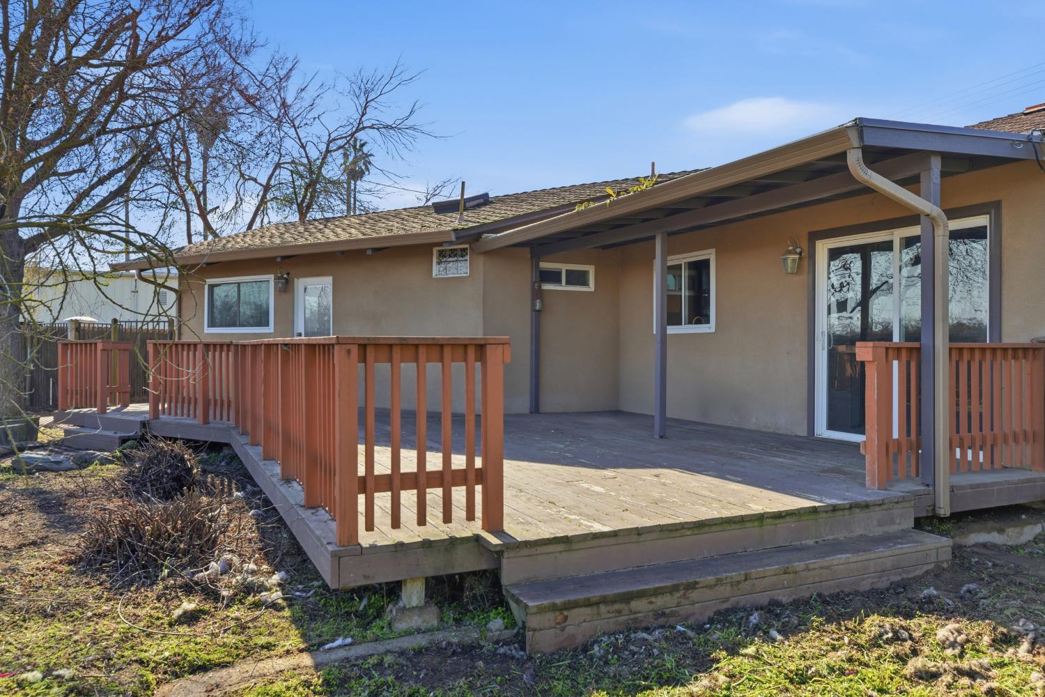4224 Griffin Road Hughson, CA 95326 - Photo 35 of 46 a view of wooden house with a yard