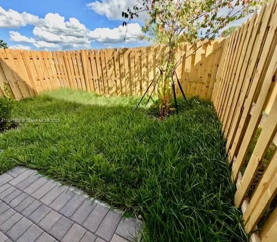 a view of a room with shelves