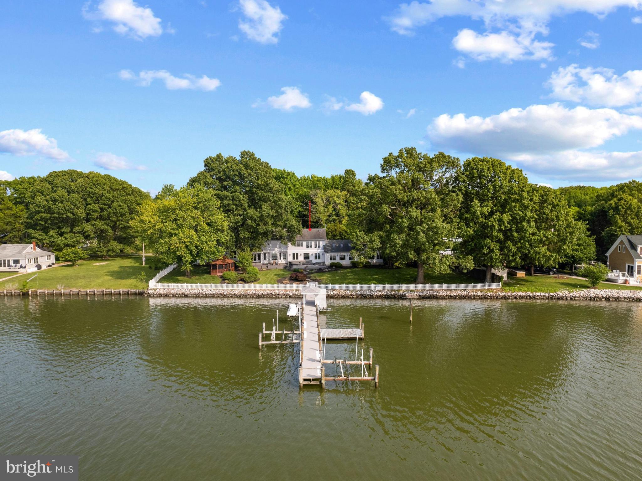 1258 West River Road Shady Side, MD 20764 - Photo 4 of 103 More than 250 of waterfront and an acre of land.