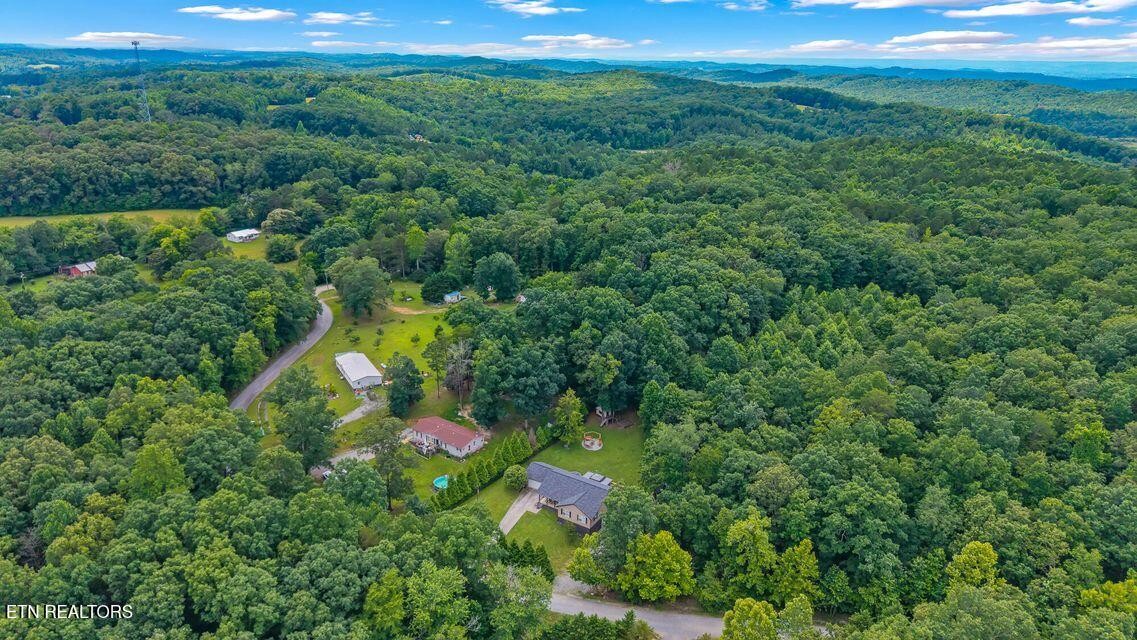 61 County Road 100 Decatur, TN 37322 - Photo 40 of 40 an aerial view of residential houses with outdoor space and trees
