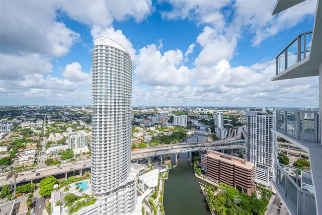 a view of a city and a lake view
