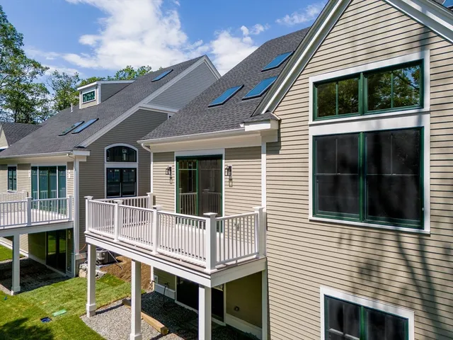 a house view with a outdoor space