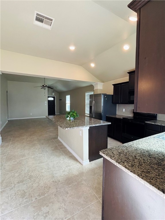 7522 Ranch View Drive Corpus Christi, TX 78414 - Photo 4 of 17 a large kitchen with stainless steel appliances kitchen island a large counter top a stove and a sink