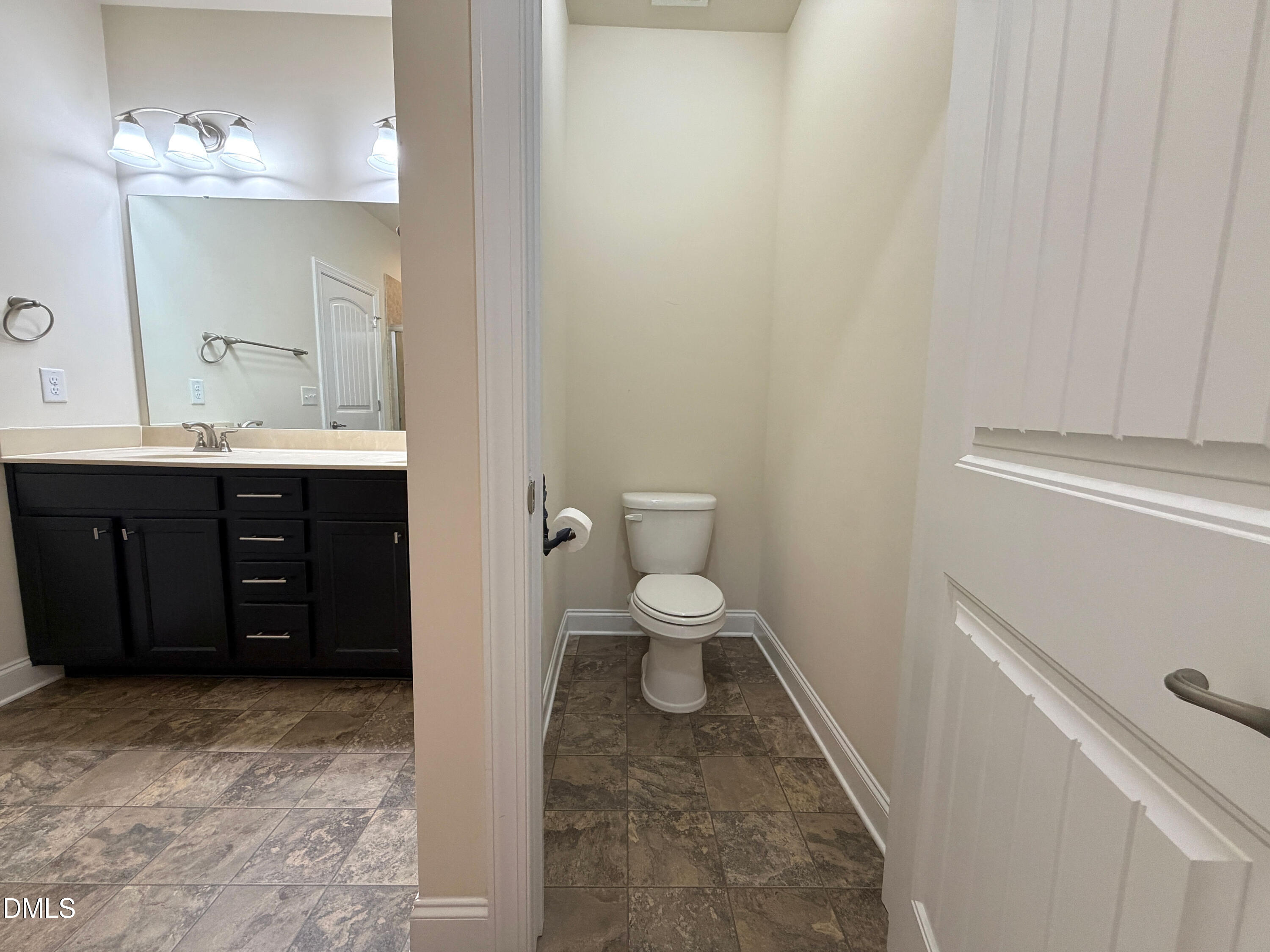 15 Cedar Falls Way Angier, NC 27501 - Photo 24 of 56 a spacious bathroom with a sink a toilet and a mirror