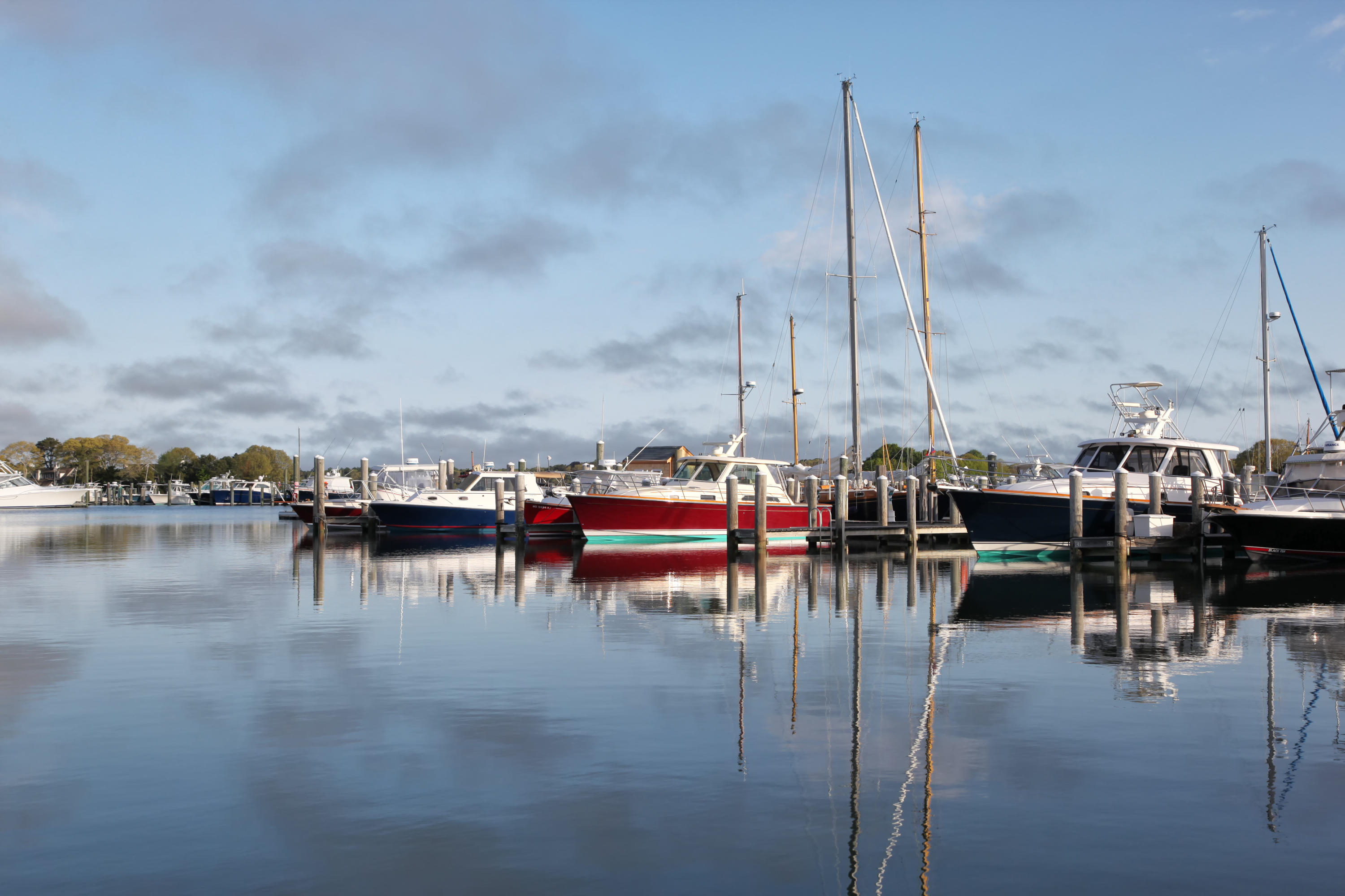 81 Farm Valley Road Osterville, MA 02655 - Photo 35 of 35 a group of boats are docked in a harbor
