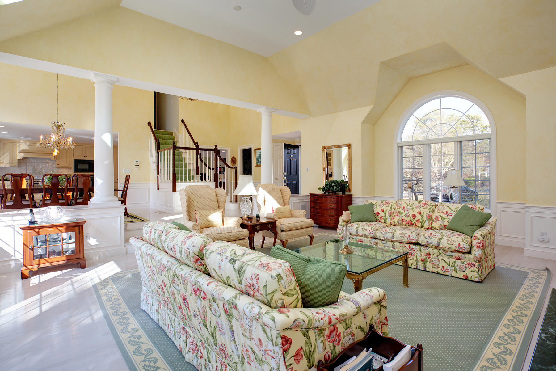 81 Farm Valley Road Osterville, MA 02655 - Photo 4 of 35 a living room with furniture and a large window