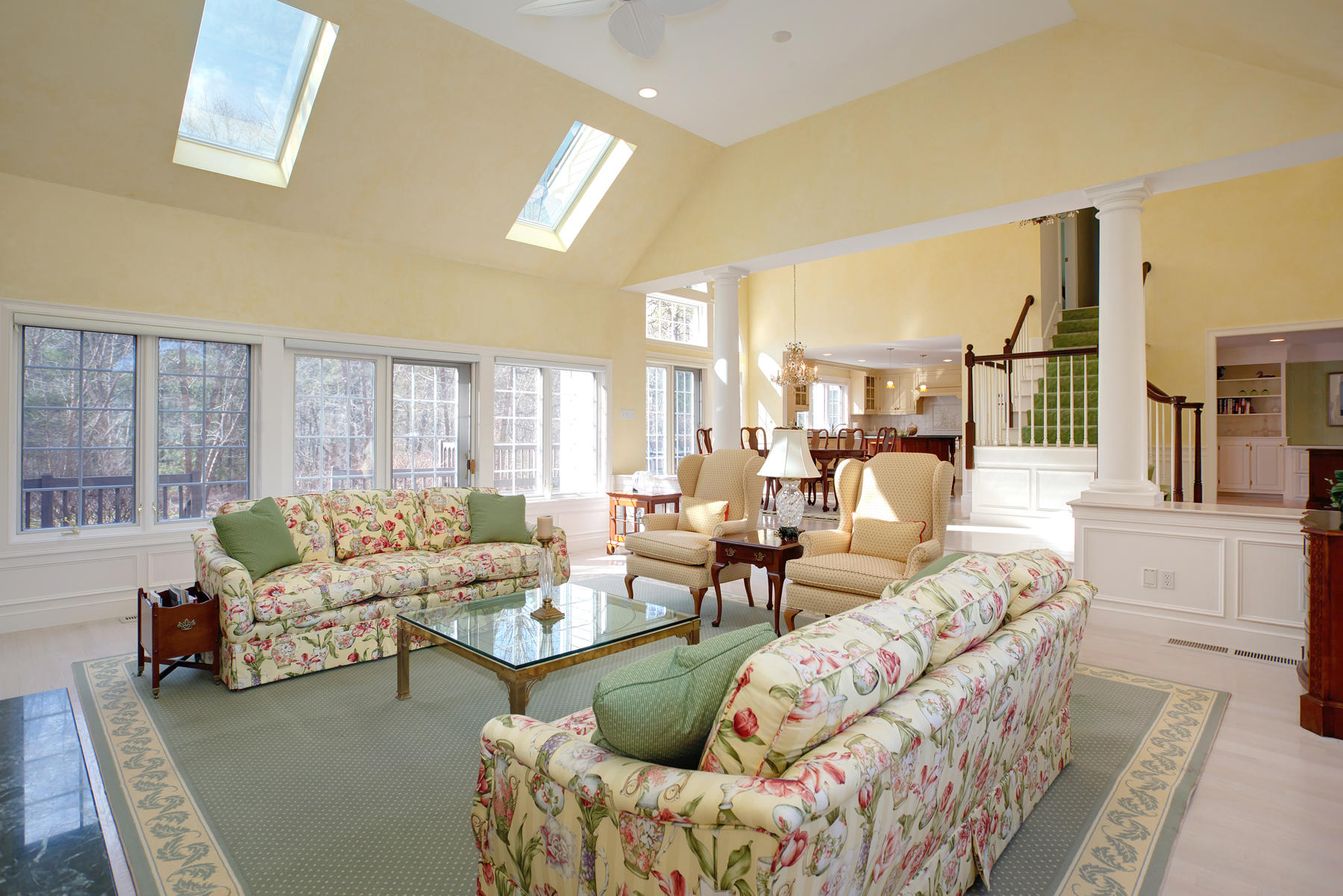 81 Farm Valley Road Osterville, MA 02655 - Photo 7 of 35 a living room with furniture and a large window