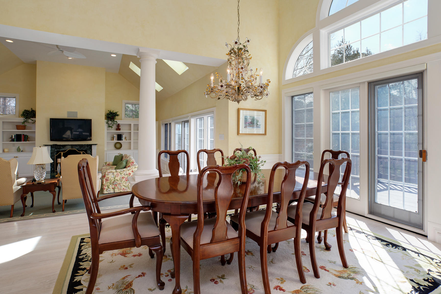 81 Farm Valley Road Osterville, MA 02655 - Photo 9 of 35 a view of a dining room with furniture window and wooden floor