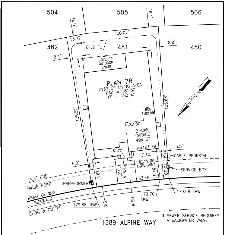 1389 Alpine Way Lincoln, CA 95648 - Photo 3 of 27 1389 Alpine Way Preliminary Plot Plan