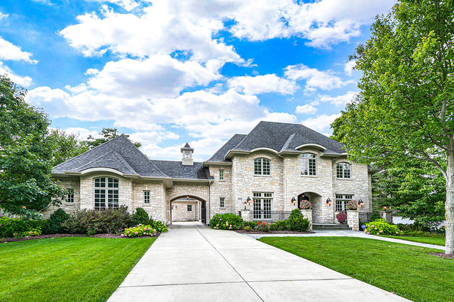 900 East Hillside Road Naperville, IL 60540 - Photo 2 of 73 a front view of a house with garden