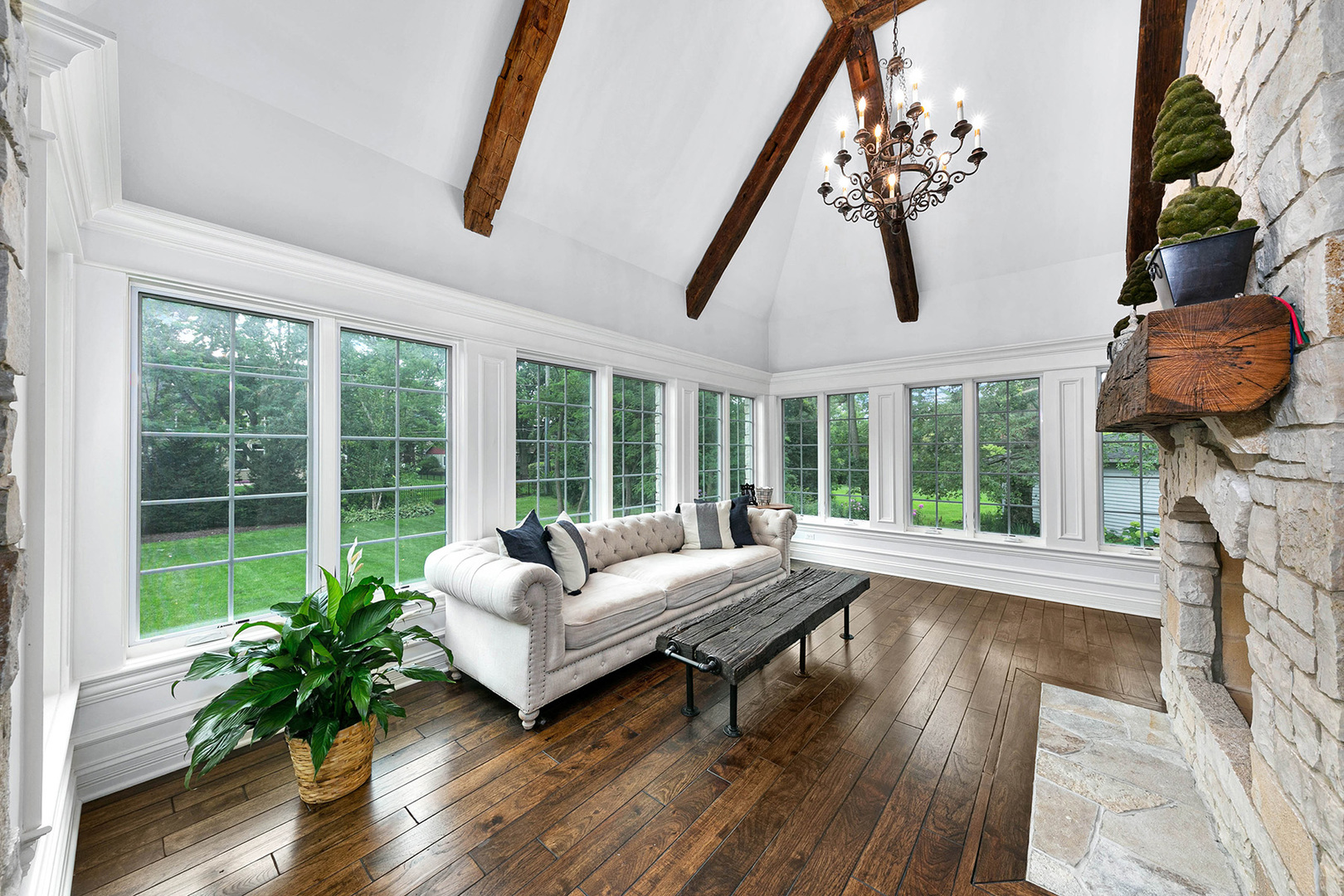 900 East Hillside Road Naperville, IL 60540 - Photo 23 of 73 a living room with furniture and a large window