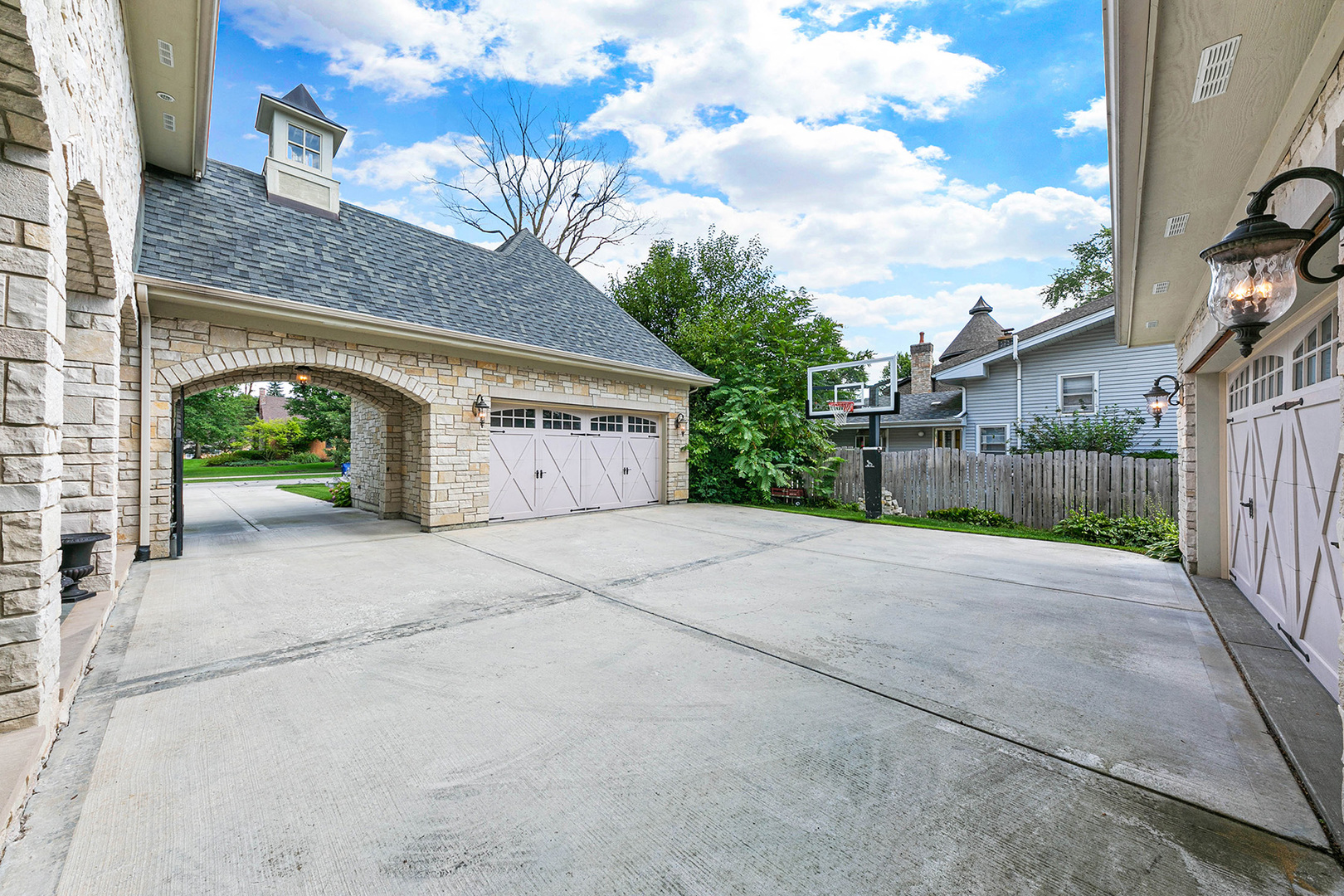 900 East Hillside Road Naperville, IL 60540 - Photo 66 of 73 a view of a house with a yard and garage