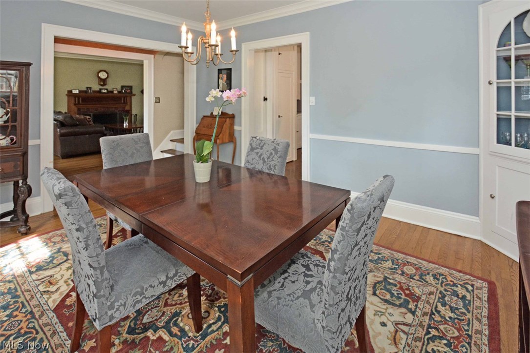 3281 Avalon Road Cleveland, OH 44120 - Photo 4 of 29 Formal dining room with beautiful, built-in china cabinets.