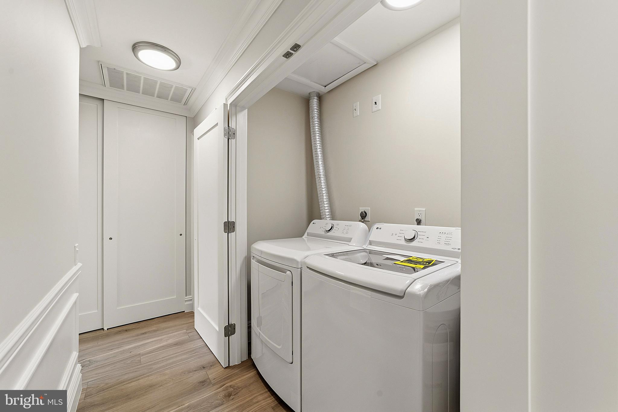 780 Ardmore Road Monroe Township, NJ 08831 - Photo 14 of 30 a utility room with closet a washer and dryer