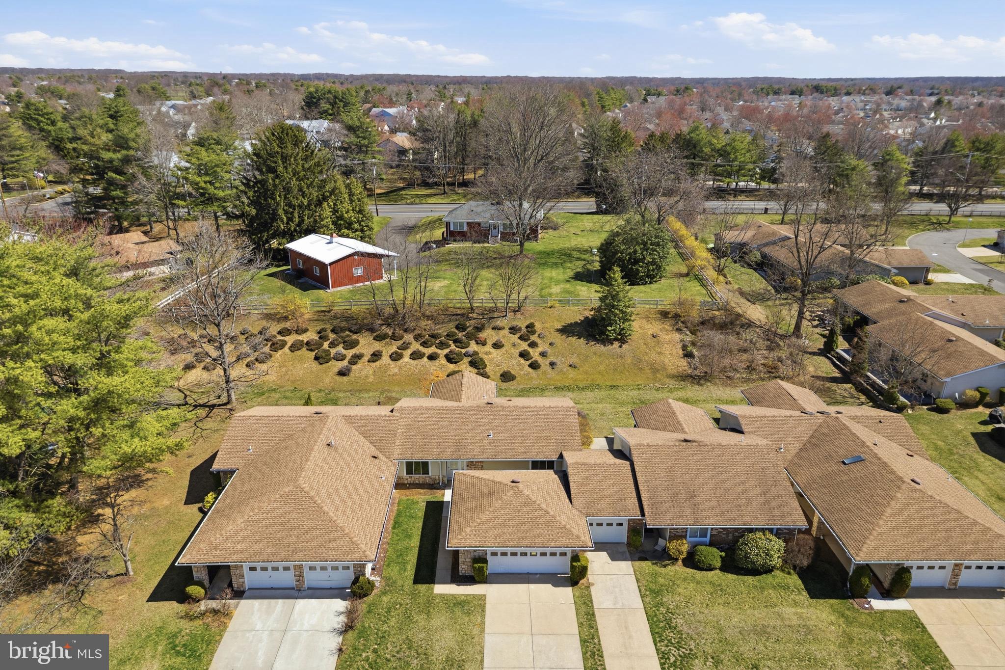 780 Ardmore Road Monroe Township, NJ 08831 - Photo 27 of 30 an aerial view of residential houses with outdoor space and swimming pool