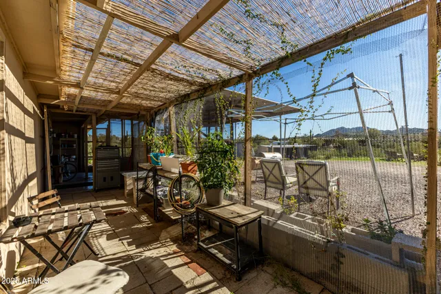 a view of outdoor space and deck