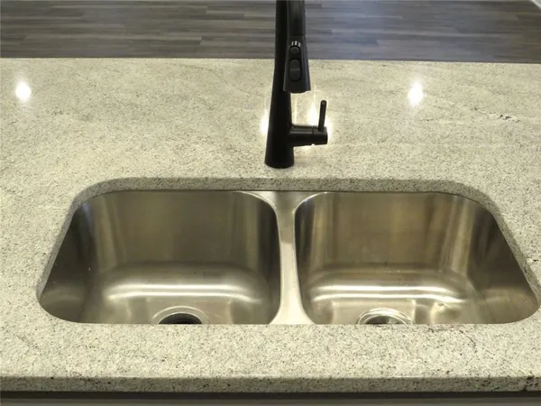 a close view of sink