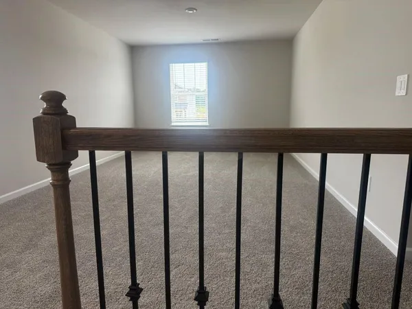 a view of a balcony