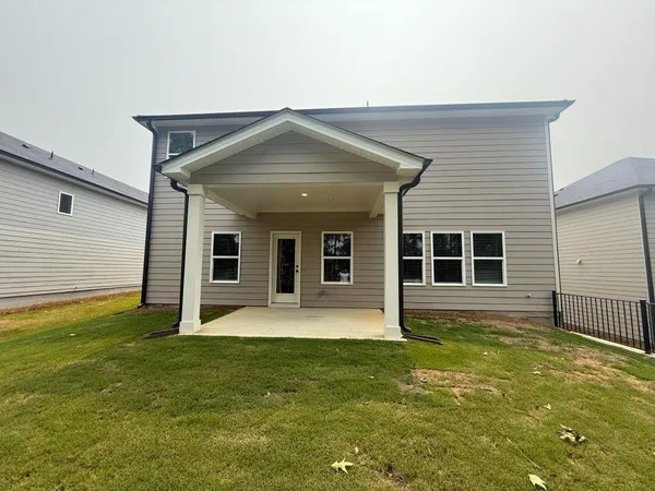 a view of a house with a porch