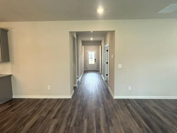 a view of wooden floor