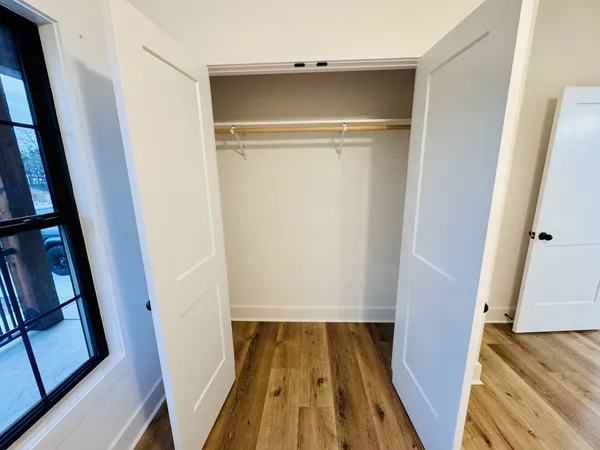 wooden floor in an empty room
