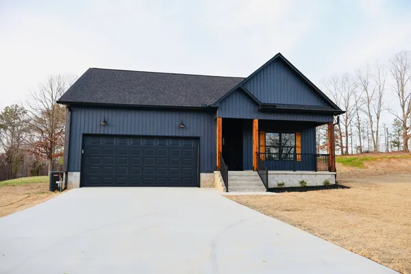a view of front door of house