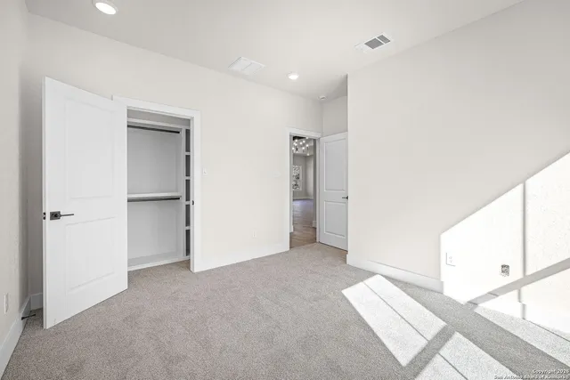 a view of empty room