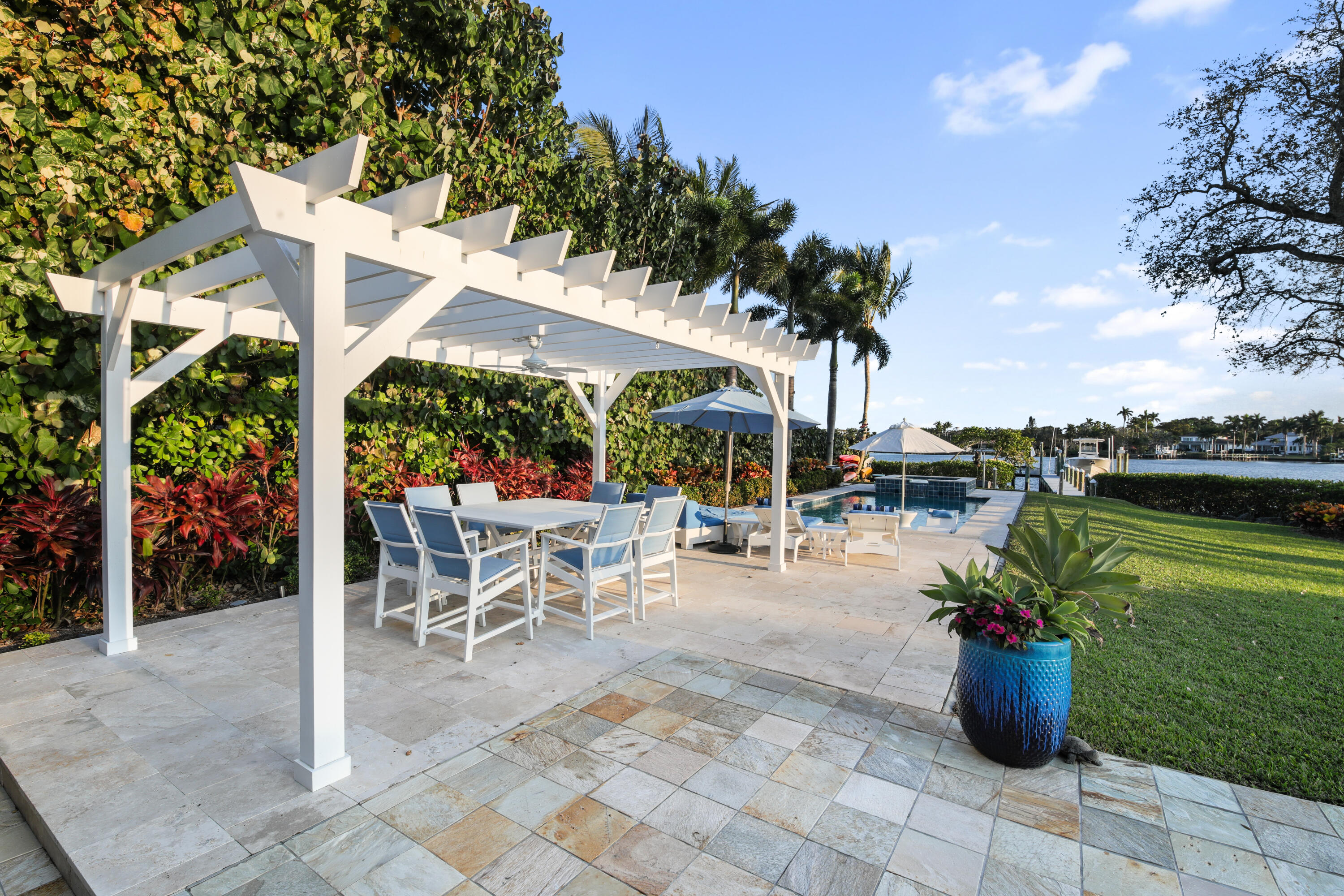 5438 Pennock Point Road Jupiter, FL 33458 - Photo 11 of 70 Backyard - Pergola