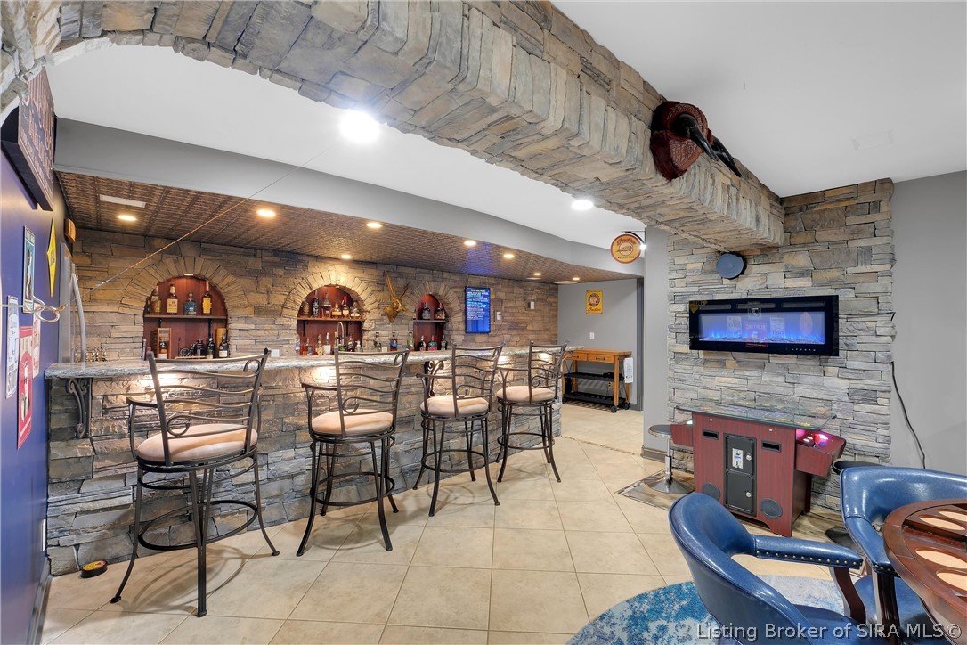 4420 Fox Road Charlestown, IN 47111 - Photo 37 of 94 Lower level bar area